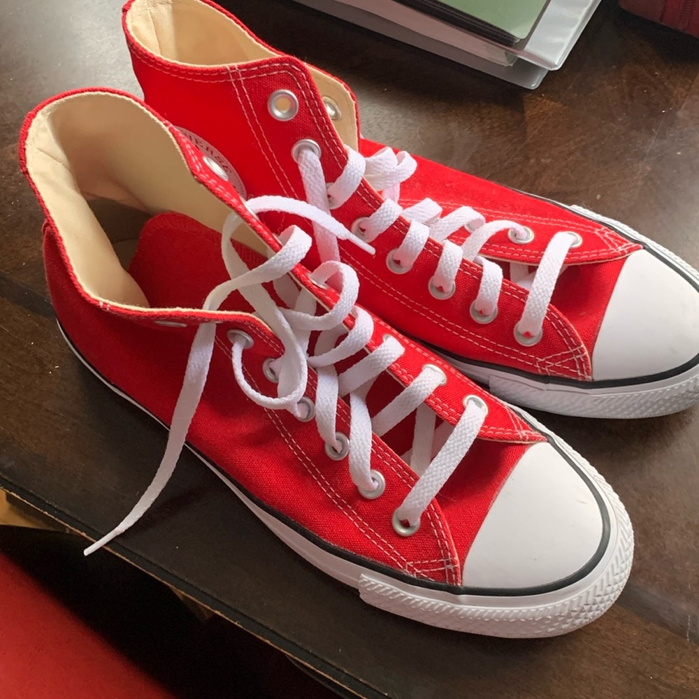 Brand New Red Converse